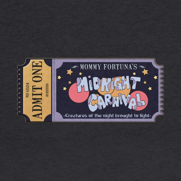 Nerdy Tee - Mommy Fortuna's Midnight Carnival by KennefRiggles